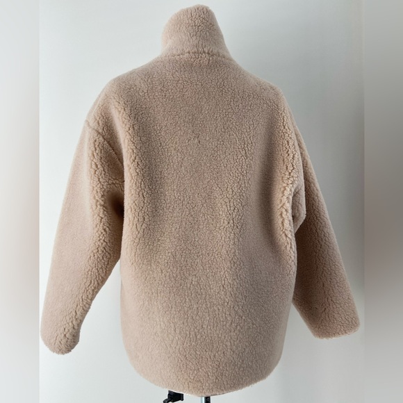 Citizens Of Humanity Cream Sherpa Jacket - Picture 6 of 16